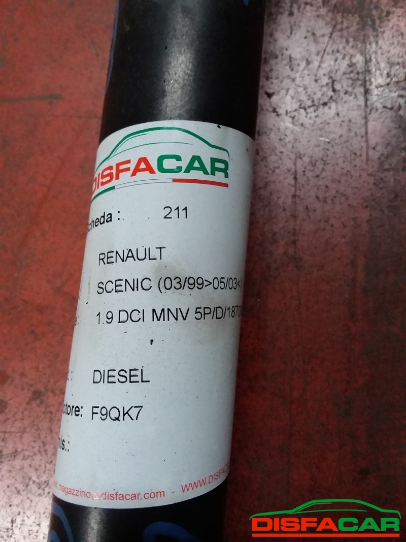 Albero di trasmissione usato Renault Scenic RX4 1999, codice F4RC7 – foto 13 di 13