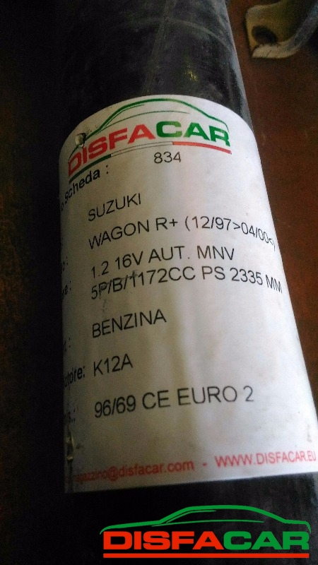 Albero di trasmissione usato Suzuki Wagon R+ 1997, codice K12A – foto 11 di 11