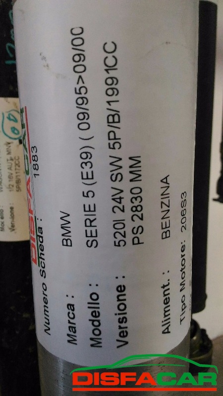 Albero di trasmissione usato BMW 520 1995, codice 206S3 – foto 10 di 10