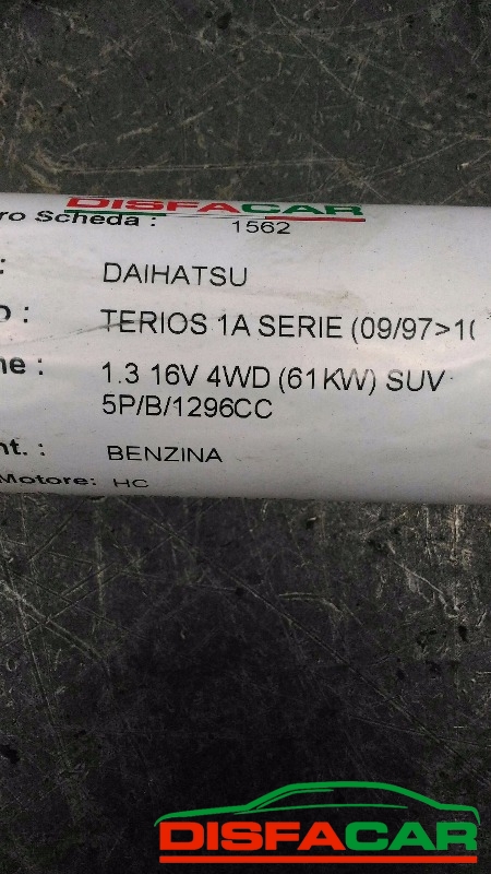 Albero di trasmissione usato Daihatsu Terios 1A SERIE 1997, codice HCEJ – foto 15 di 15