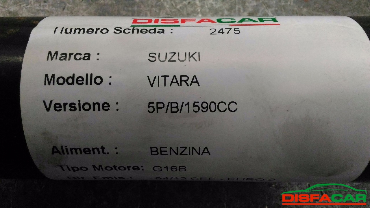 Albero di trasmissione usato Suzuki Vitara, codice G16B – foto 9 di 10