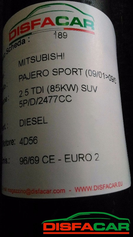 Albero di trasmissione usato Mitsubishi Pajero SPORT. Posteriore 2001, codice 4D56 – foto 10 di 10