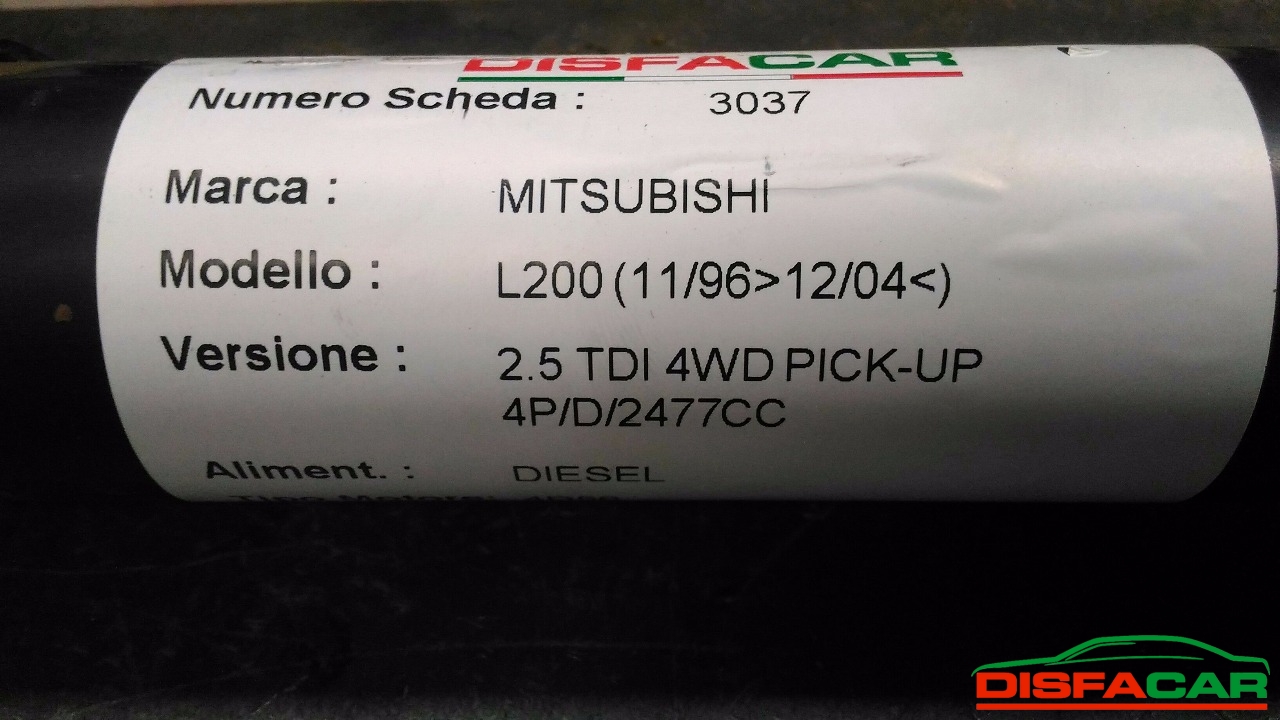 Albero di trasmissione usato Mitsubishi L200 1996, codice 4D56 – foto 9 di 9