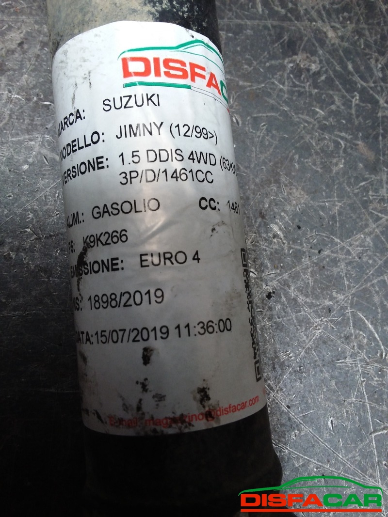 Albero di trasmissione usato Suzuki Jimny 1999, codice K9K – foto 9 di 9
