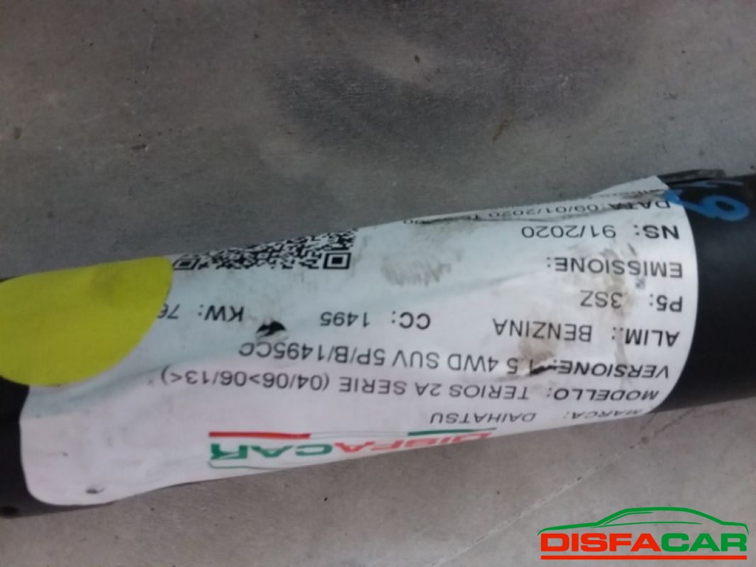 Albero di trasmissione usato Daihatsu Terios 2A SERIE 2006, codice K3 – foto 8 di 9
