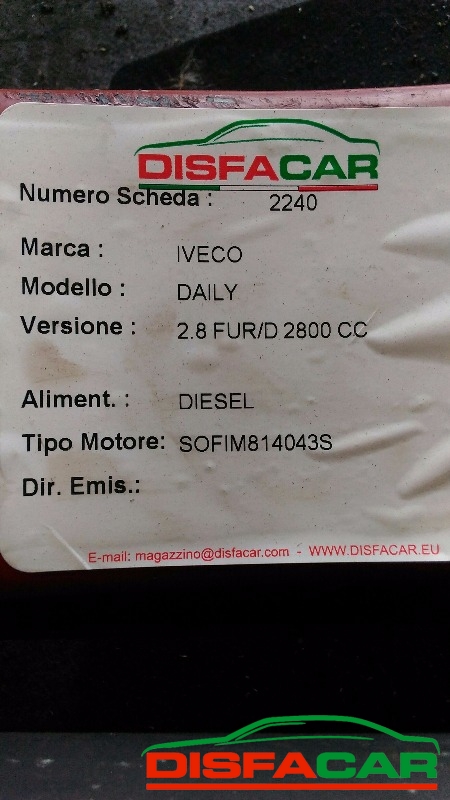 Telaietto anteriore usato Iveco DAILY, codice 814043S – foto 10 di 10
