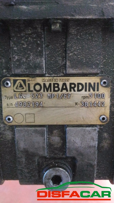 Motore usato EFFEDI MARANELLO. Motore LOMBARDINI 2007, codice LGW523 – foto 6 di 7