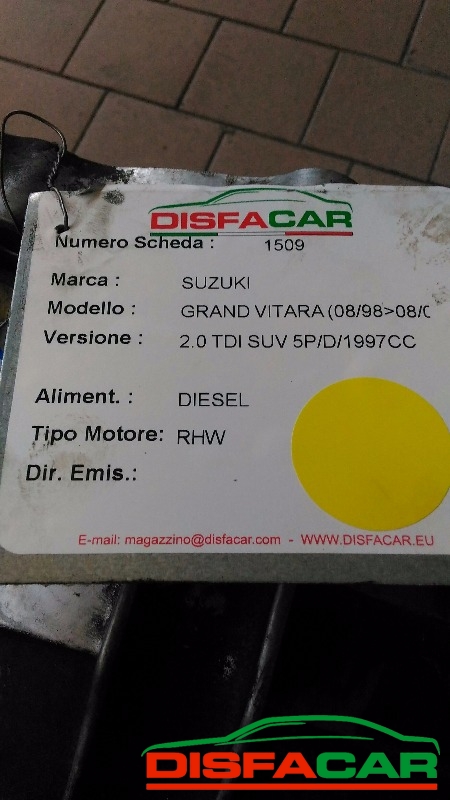 Cambio usato Suzuki Grand Vitara, codice RHW – foto 9 di 9