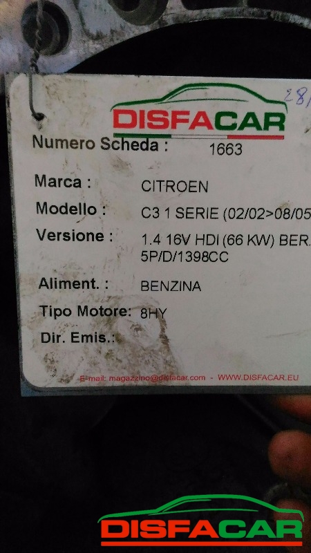 Cambio usato Citroën C3 1A SERIE 2002, codice 20dm25 – foto 9 di 9