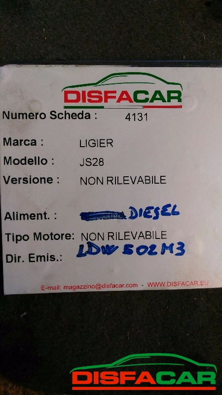 Cambio usato Ligier Nova JS28 MICROCAR, codice LDW502M3 – foto 7 di 9