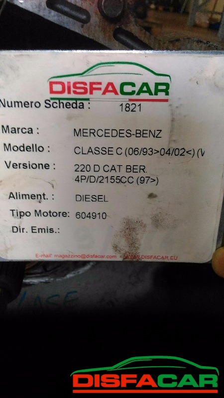 Cambio usato Mercedes Benz C 220 1993, codice 604910 – foto 8 di 8