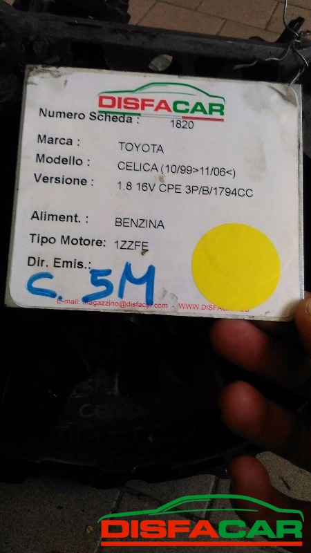 Cambio usato Toyota Corolla 1999, codice 1ZZFE – foto 7 di 8