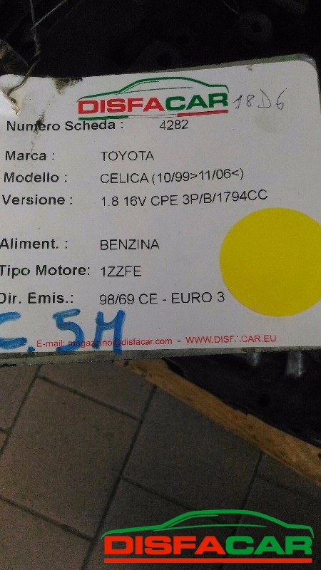 Cambio usato Toyota Corolla 1999, codice 1ZZFE – foto 8 di 8