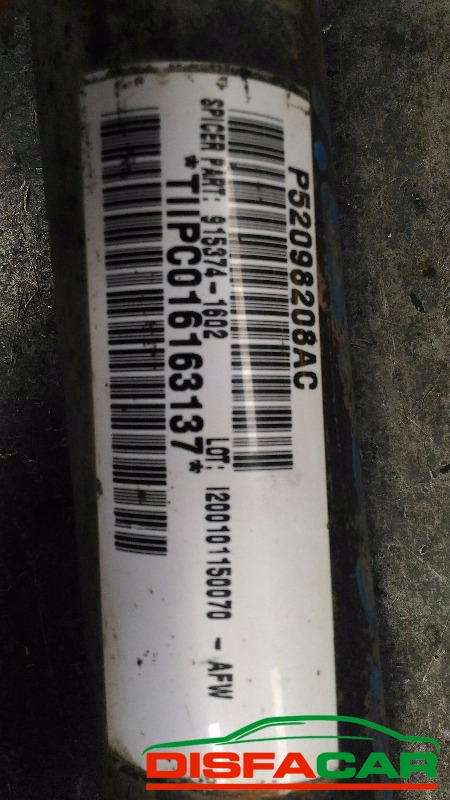 Albero di trasmissione usato Jeep Cherokee 1995, codice 85C – foto 4 di 11