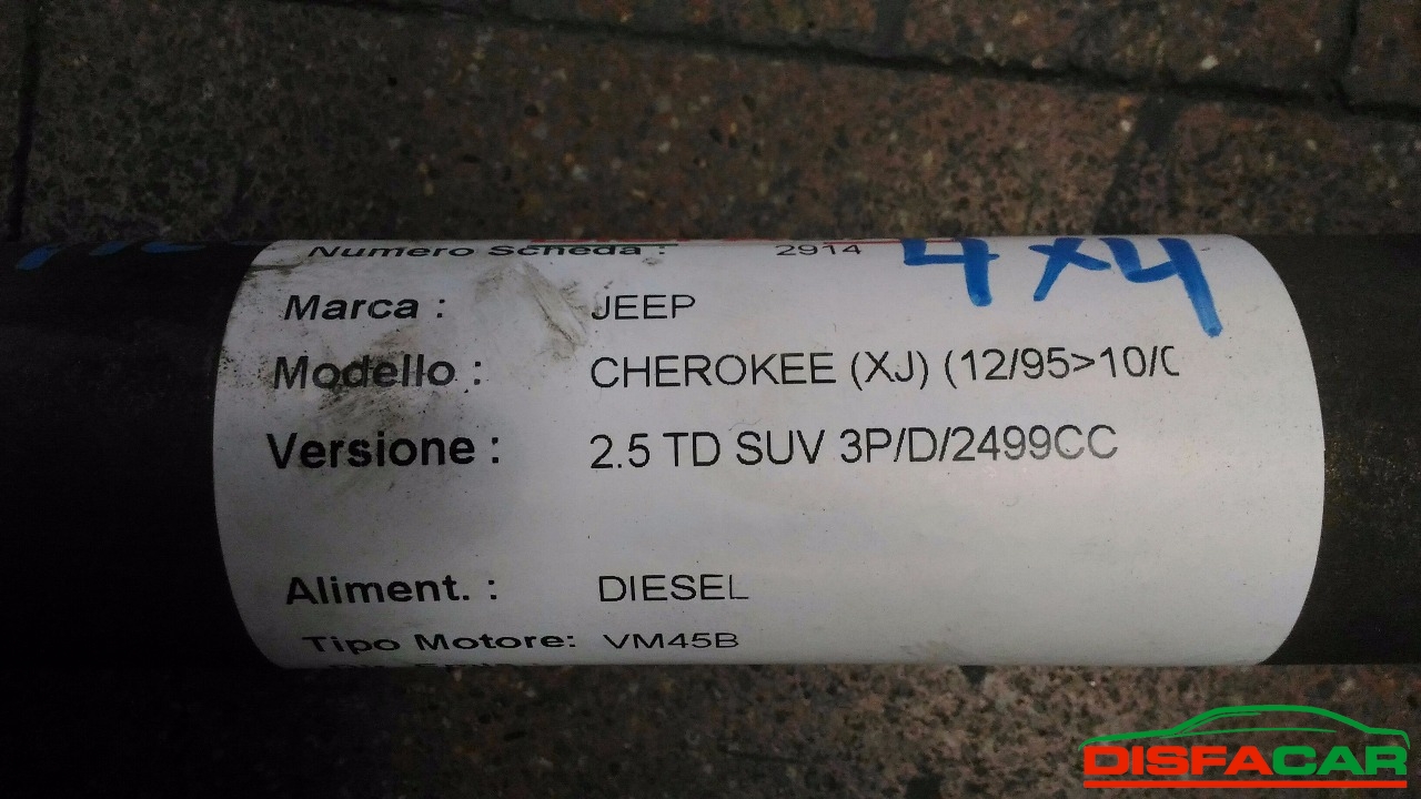 Albero di trasmissione usato Jeep Cherokee 1995, codice 85C – foto 11 di 11