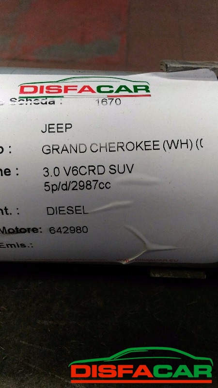 Albero di trasmissione usato Jeep Grand Cherokee 2005, codice 642980 – foto 11 di 11