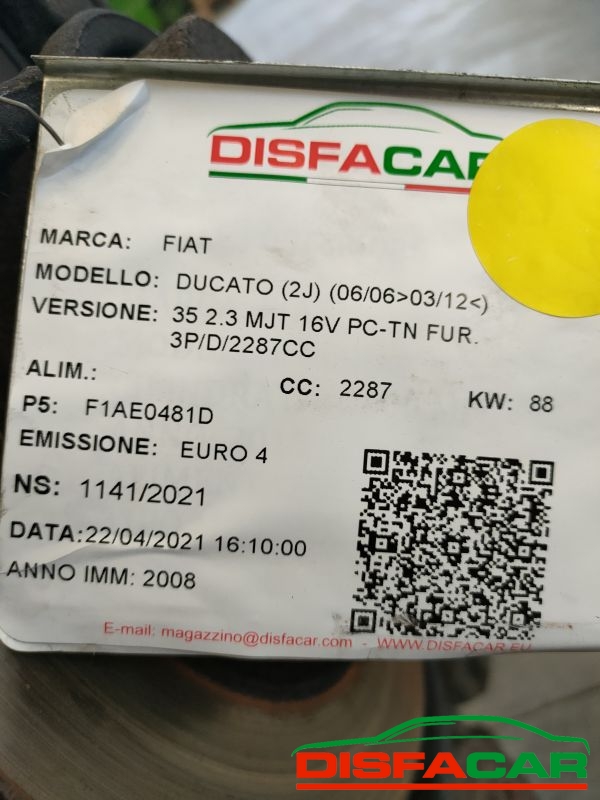 Assale posteriore usato Fiat Ducato 35 2000, codice F1AE3481E – foto 13 di 13