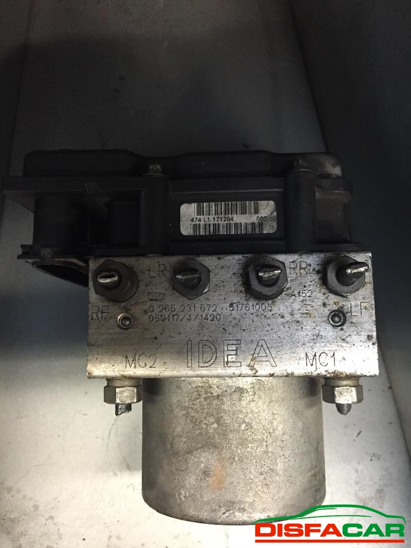 Centralina ABS usata Fiat Idea 2005, codice 0265231672 – foto 2 di 2