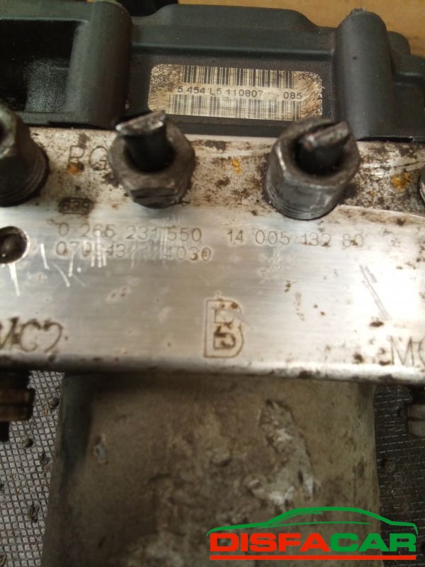 Centralina ABS usata Fiat Scudo 2A SERIE 2007, codice 0265231550 – foto 3 di 8