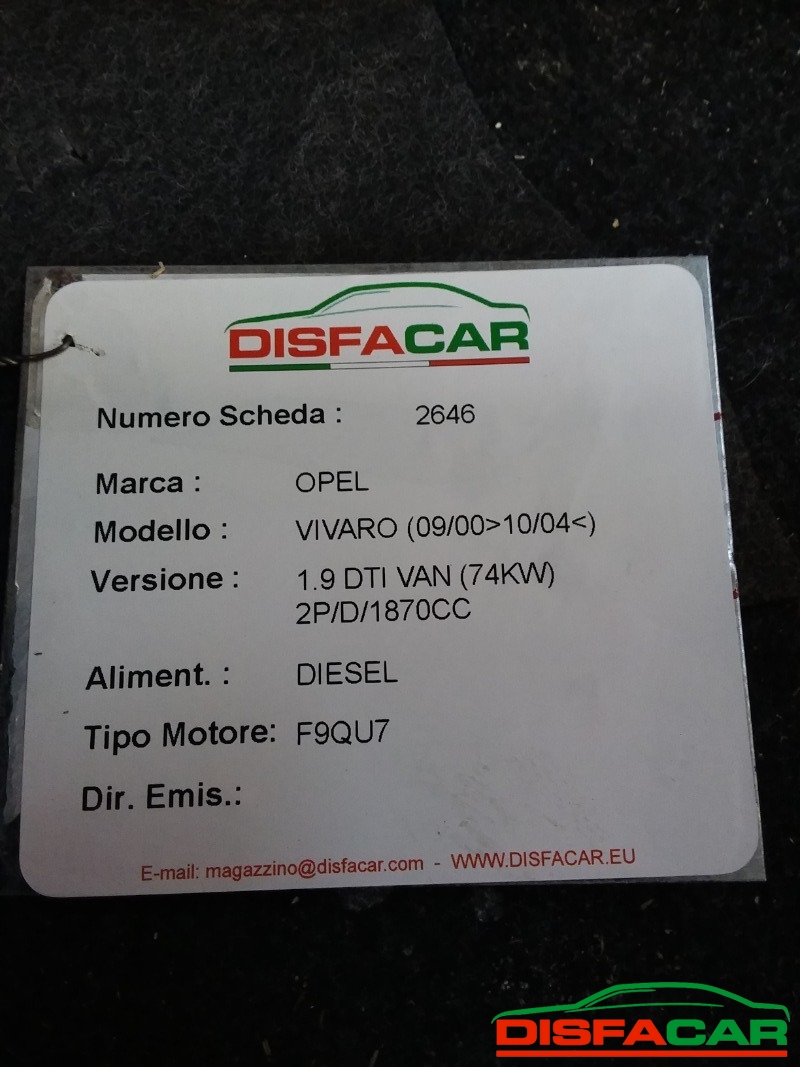 Assale posteriore usato Renault Trafic OPEL VIVARO 2000, codice M9RE7 – foto 10 di 11