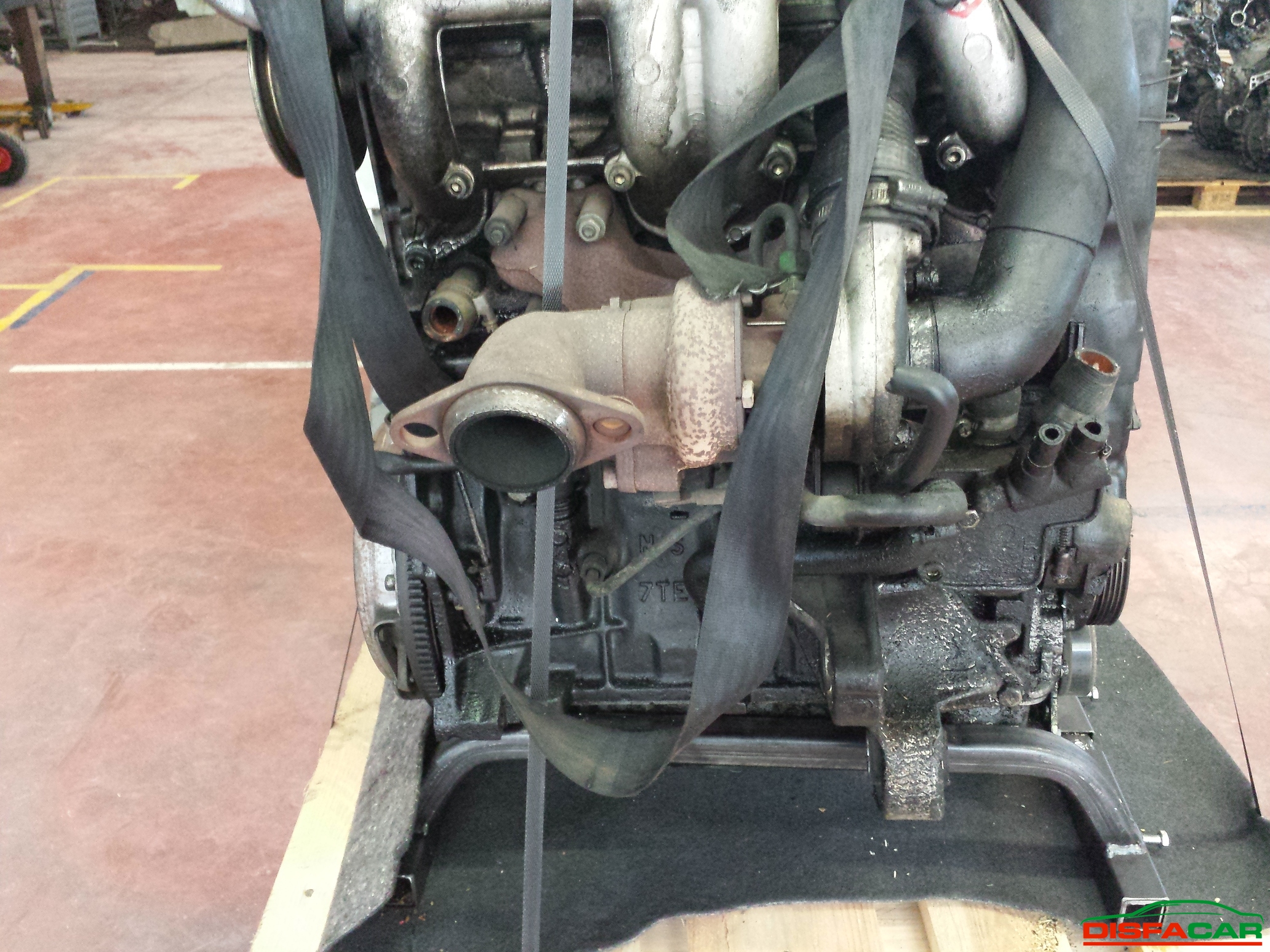 Motore usato Peugeot 405 turbo diesel, codice ab12dfs ajz – foto 2 di 4