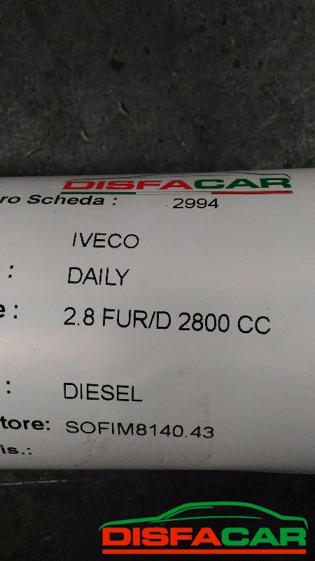 Albero di trasmissione usato Iveco DAILY FURGONATO 35-10 1999, codice 8140.43 – foto 11 di 12