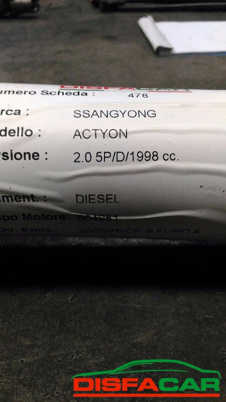 Albero di trasmissione usato Ssangyong Actyon 2007, codice 664951 – foto 10 di 10