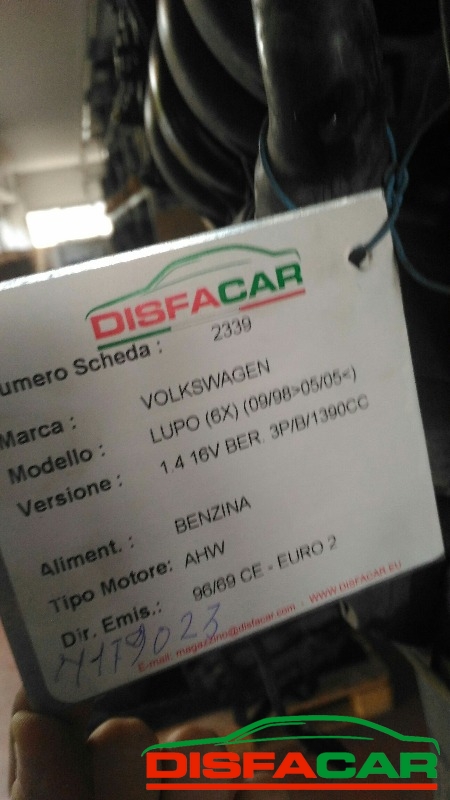 Motore usato Volkswagen Lupo 1998, codice AHB – foto 6 di 6