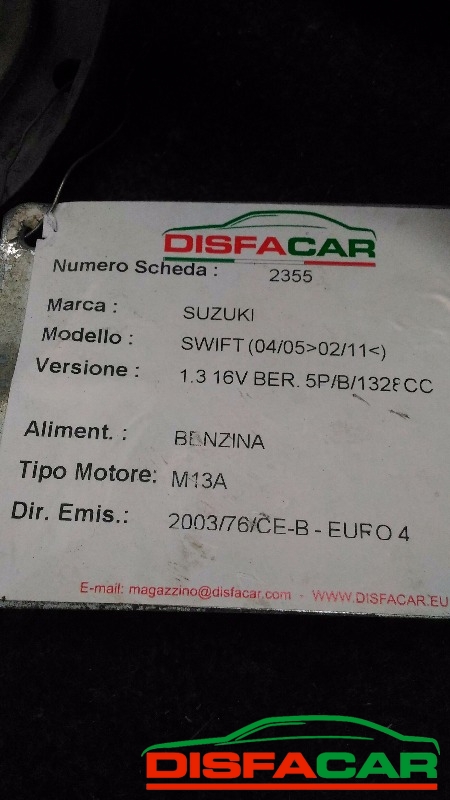 Assale posteriore usato Suzuki Swift 4x4 2005, codice M13A – foto 9 di 9