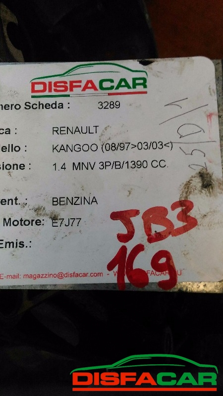 Cambio usato Renault Kangoo 1997, codice E7J77 – foto 10 di 14
