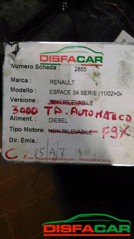 Cambio usato Renault Vel Satis 2002, codice P9X – foto 15 di 16
