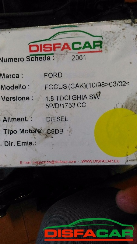 Cambio usato Ford Focus 1998, codice C9DA – foto 8 di 9