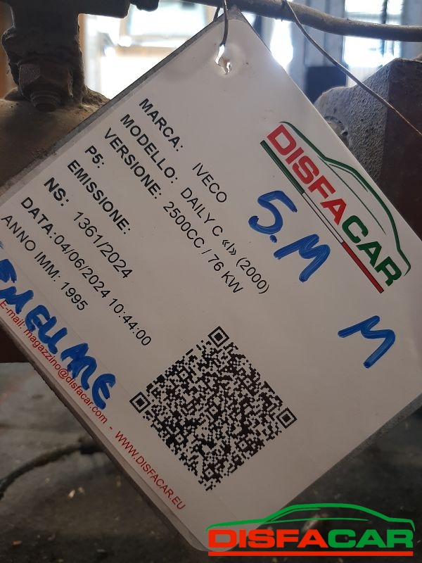 Differenziale posteriore usato Iveco DAILY PASSO 12.47 1990, codice 8140.21 – foto 9 di 9